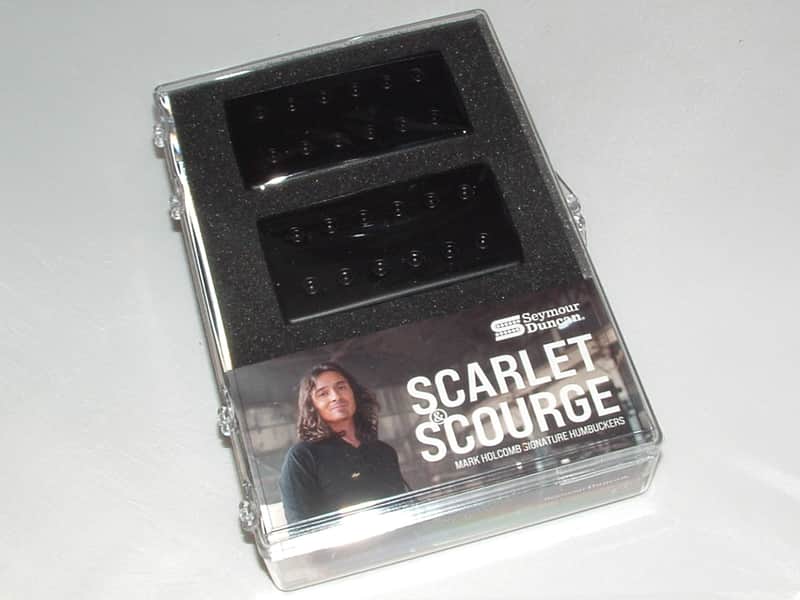 Seymour Duncan Mark Holcomb Signature Scarlet Scourge 6 String Set (Black Cover) New image 1