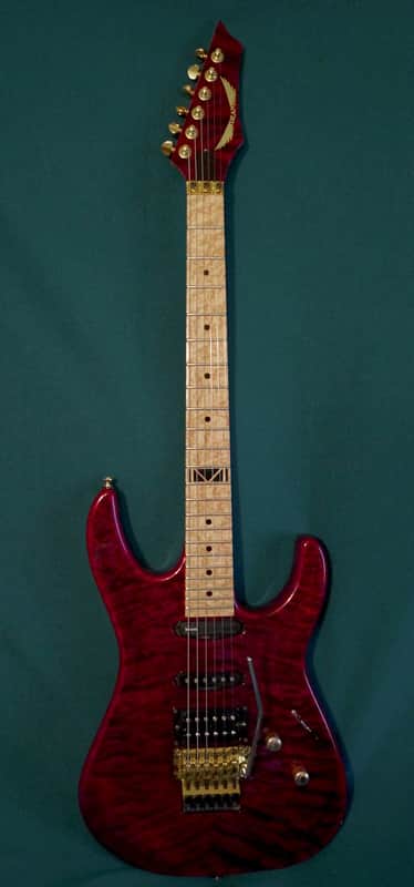 Dean Vinnie Moore Signature Vinman 2000 2008 Trans Red image 1