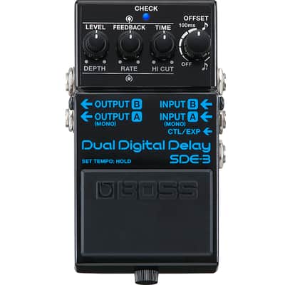 Boss SDE-3 Dual Digital Delay - Black image 1