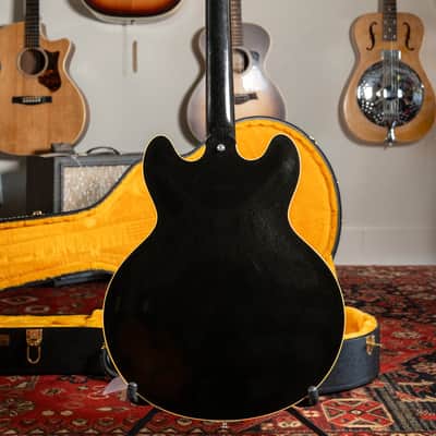 2022 Gibson Custom Shop '64 Trini Lopez Ultra Light Murphy Lab Ebony Finish w/OHSC image 2