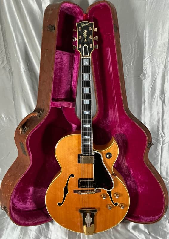 1962 Gibson L-5CESN Archtop Electric Hollowbody Guitar w/ Brown Lifton Case image 1