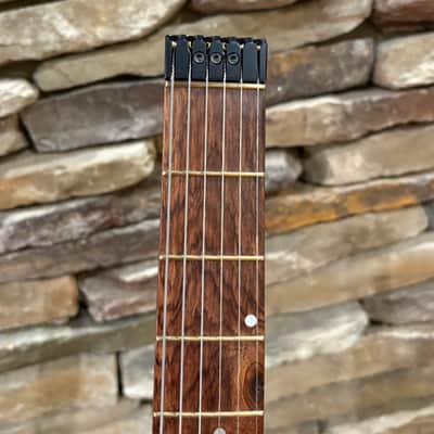 Klein Headless Electric Guitar 2017 - Natural Burled Walnut / Rosewood w/ Gig Bag image 6