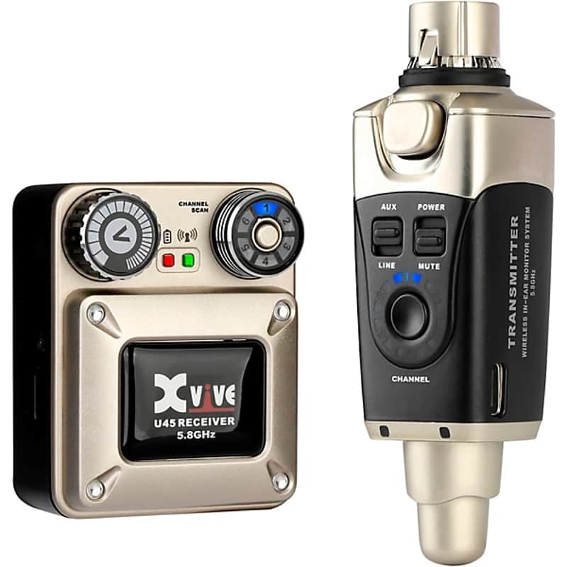 Xvive U45 In Ear Wireless System (5.8GHz) 2025 - Gold image 1