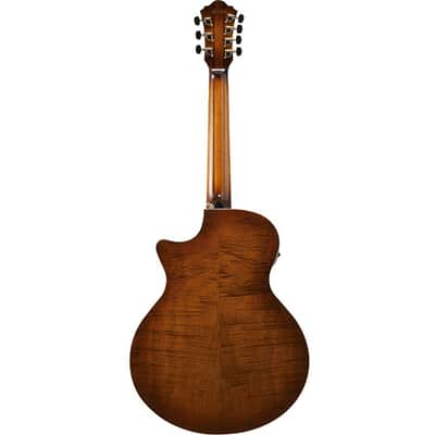 Ibanez AE3007FMH 7-String Acoustic Guitar - Tobacco Edge Burst High Gloss image 2