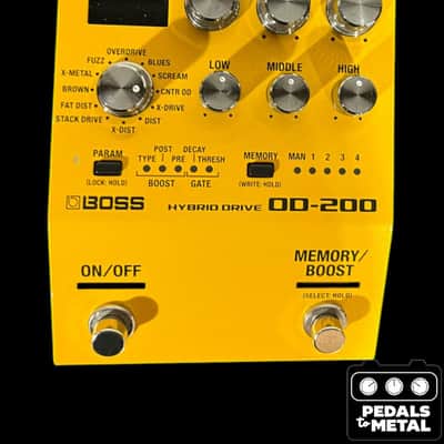 Boss OD-200 Overdrive 2019 - Present - Orange - X17616 image 2