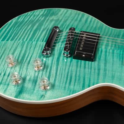 2025 Gibson Les Paul Modern Figured - Seafoam Green | USA „AAA“ Flamed Maple Ebony Fretboard Burstbucker Pro Humbucker Coil Tap 3.54kg | CoA OHSC image 17