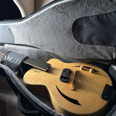Island Instruments DelAir Headless Fan Fret Multi Scale Archtop Hollowbody image 19