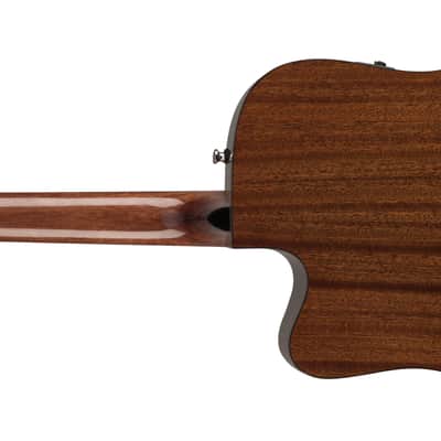 Fender CD-60SCE Natural Solid Top Acoustic Electric Cutaway Dreadnought Guitar image 2