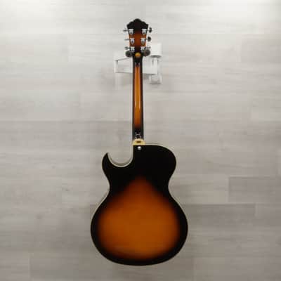 Used Washburn J3TSK Semi-Hollow Electric Guitar Sunburst image 4