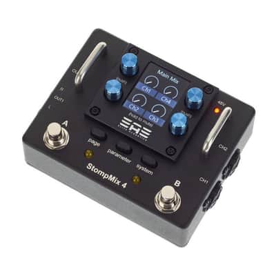 Elite Acoustics | EAE | StompMix 4 | 4Ch Digital Mixer Pedal | w/ DSP Gate, Compressor, EQ, Reverb & Delay - StompMix 4 ONLY image 11