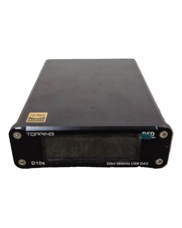 Topping D10S USB-DAC Black Audio Interface - Hi-Fi Grade - Excellent