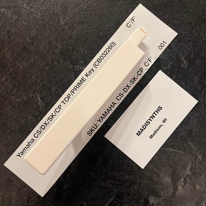 ORIGINAL Yamaha Replacement TOP C Key (CB032260) for CS70M, CS5, CS15, CS15D, CS20, CS20M, CS40M, DX9, DX21, DX27, DX27S, SK20, SK30, CP10, CP11, CE20, PS10, PS20, YK10, and more image 1