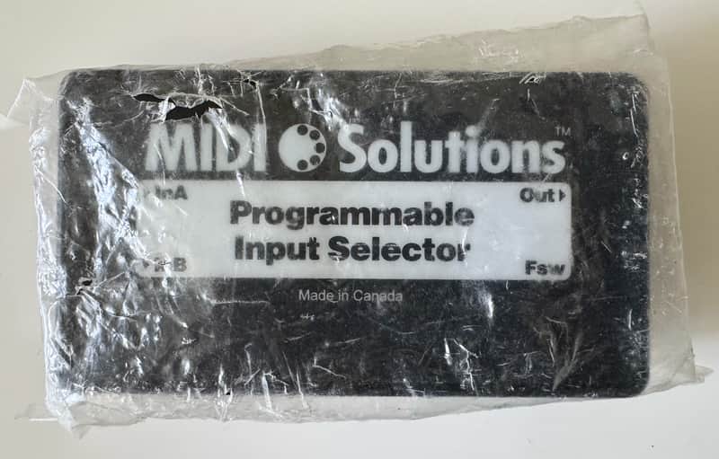 Immagine MIDI Solutions Programmable Input Selector - NEW / Factory Sealed - 1