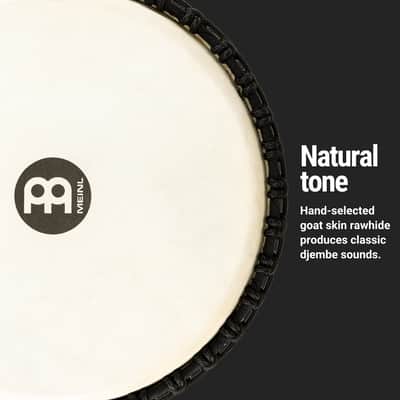 Meinl Percussion ADJ3-XL+BAG African Style Rope Tuned 13" Wood Djembe with Bag, Brown/Black (VIDEO) image 4