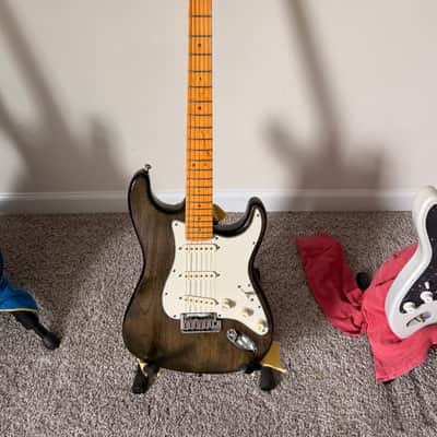Fender Stratocaster Deluxe 2006-2008 - Vintage Faded Black Nitrocellulose image 15