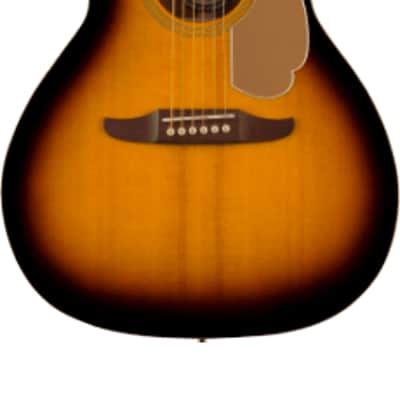 Fender Newporter Player Auditorium Size Acoustic Electric Guitar, Sunburst -Demo image 1