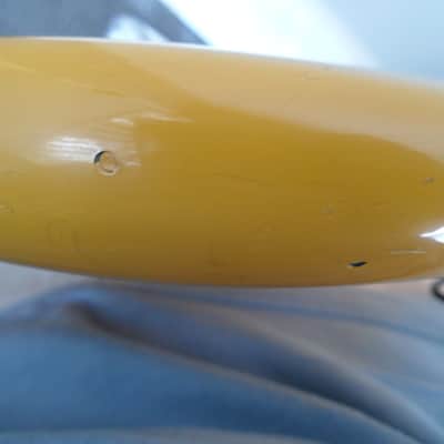 1969 Fender Mustang Custom Orange with racing stripes Excellent image 24