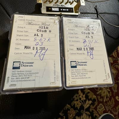 Seymour Duncan 50th Anniversary Humbucker Set 2005 - Chrome image 12