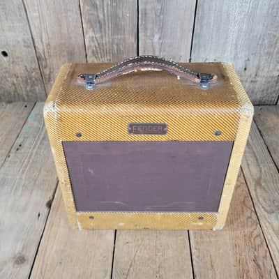 Fender Tweed Champ 5D1 Wide Panel 1956 - Tweed image 2