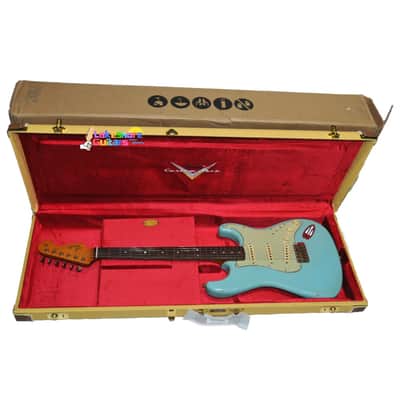 Fender Custom Shop Fat '64 Journeyman Relic Stratocaster with Brazilian Rosewood Masterbuilt by Andy Hicks 2024 - Daphne Blue image 13