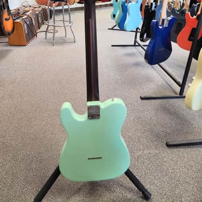 Used 2017 Fender Limited Edition American Professional Telecaster with Solid Rosewood Neck - Surf Green w/ Fender Molded Hard Case image 10