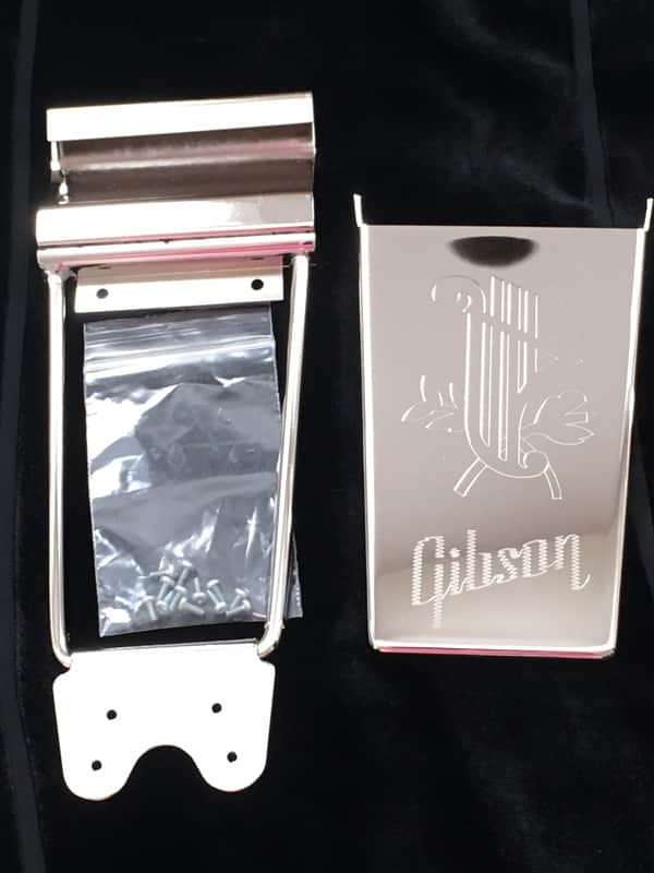 Gibson Lyre Vibrola Cover Chrome - Rare! image 1