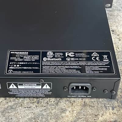 Marantz PMD-526C Rackmount Media player with Bluetooth 2022 - Present - Black image 7