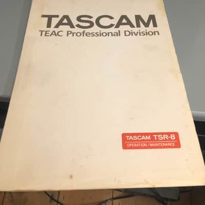 TASCAM TSR-8 1/4" 8-Track Reel to Reel Tape Recorder 1990s - Black image 2