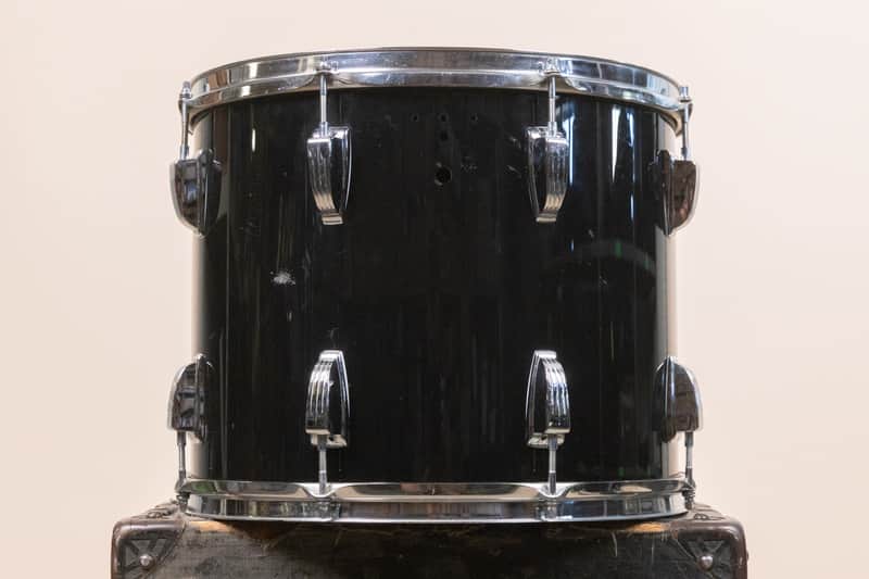 Vintage Ludwig 12x15 Black Vistalite Tom image 1