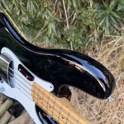 1979 Fender International Series Precision Bass - Cathay Ebony - Maple Fretboard - OHSC image 10