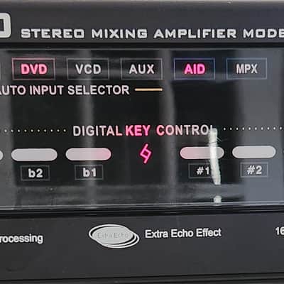 Nissindo Nissindo MA-928 is a professional, dual-channel karaoke mixing amplifier 2000 - Black image 2