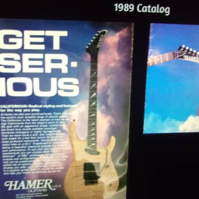 Vintage 1992 Hamer USA Californian Elite Antique Burst Celebrity Owned Near Mint 1 of 1 image 11