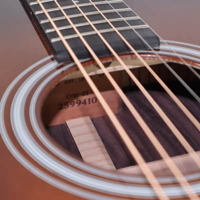 Martin USA OM-21 Standard Series Ambertone Acoustic Guitar w/OHSC image 10