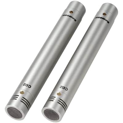 Samson C02 Condenser Microphone Pair, Stereo Pair image 1