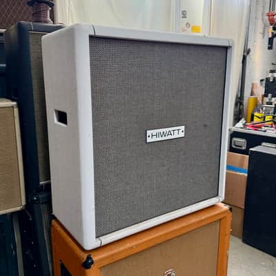 Hiwatt SE-4123 Guitar speaker Cabinet - White 412 Fane blue Alnico 75 watt axa 300 watt 16 ohm image 5