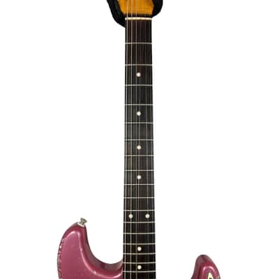 Fender MJT 60s Reissue Stratocaster - Burgundy Mist - Heavy Relic image 7