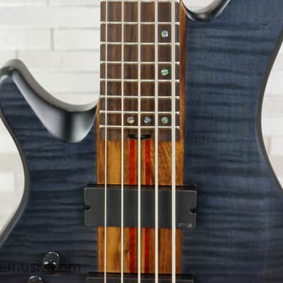 Schecter CB-5 Charles Berthoud Signature Bass Left Handed - See-thru Black Satin image 4