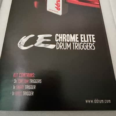 ✨ As-New ddrum CETKIT Chrome Elite Trigger Pack (5pc) image 8