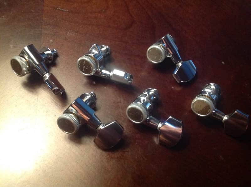 Gotoh Magnum Traditional Locking Tuners 3X3 Chrome image 1
