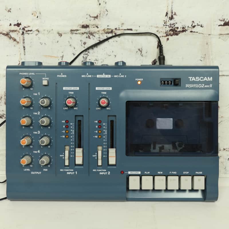 TASCAM Porta 02 MKII MiniStudio 4-Track Cassette Recorder