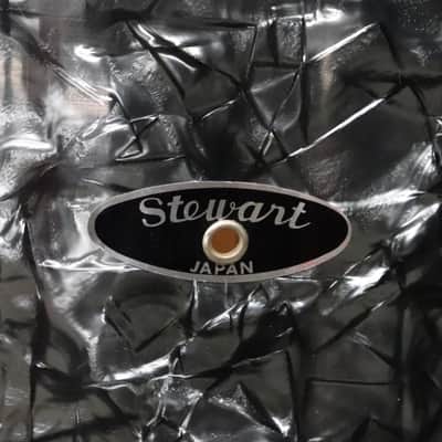 Stewart 3pc Drum Set Kit Black Pearl Vintage 1960's MIJ image 9