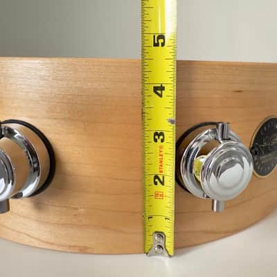 Rare 4.5x14" DW Craviotto Solid Shell Maple Snare Drum image 12