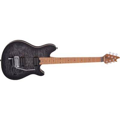 EVH Wolfgang Special QM with Baked Maple Fingerboard - Charcoal Burst image 4