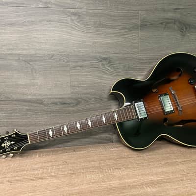 RARE Epiphone Triumph 1938 Tobacco Burst Hollow Body Electric Guitar #2709 image 15