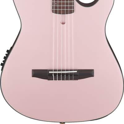 Ibanez FRH10N Thinline Nylon Acoustic Electric Guitar - Rose Gold Metallic Flat (FRH10NRGF) image 12