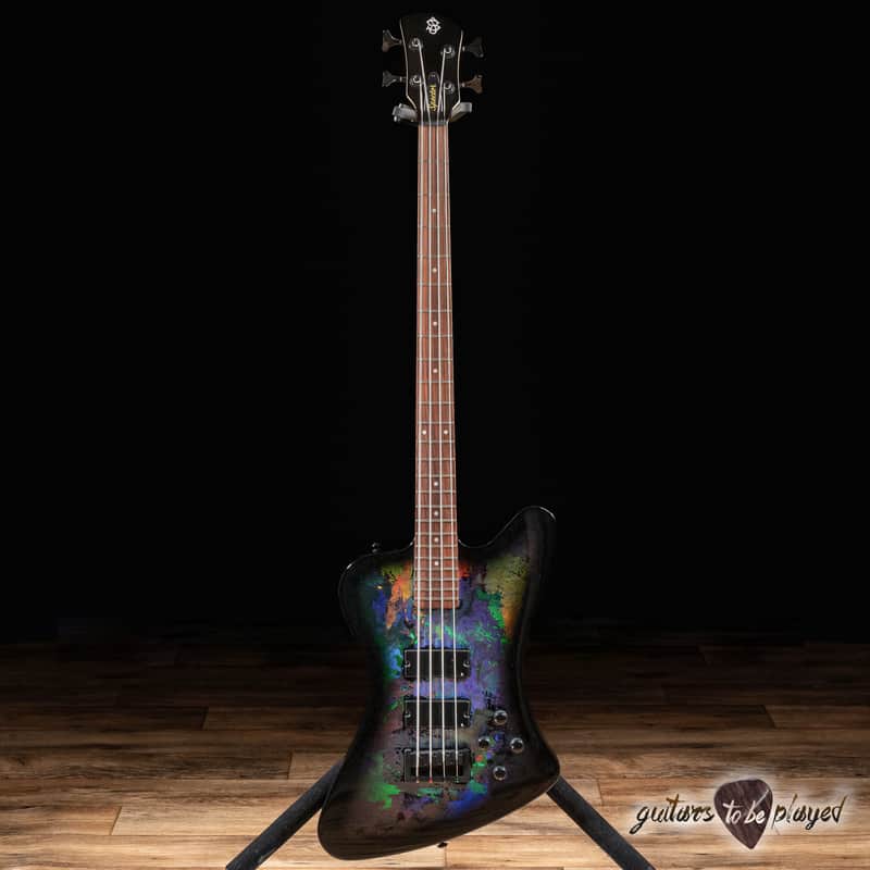 Spector Legend 4 Classic Holoflash スペクター Spector Legend 4X Classic Bass Guitar – HoloFlash Black | Reverb