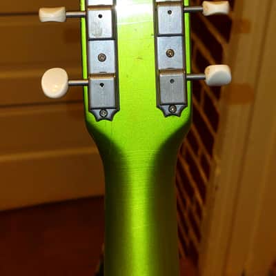 Gibson  Melody Maker SG 1966 Candy Outrageous Finish Poison Apple Green/ Aged Inverness Green Relic Aged Reliced image 7
