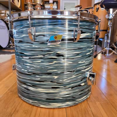Drum Kits - 1970's Ludwig Classic Maple 14x24 8x12 9x13 14x16 (Concert Tom) Drum Kit (Bowling Ball Blue Oyster) image 20