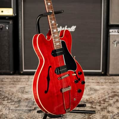 Gibson ES-330 Hollow Body Electric Guitar - Sixties Cherry with Hardshell Case image 15