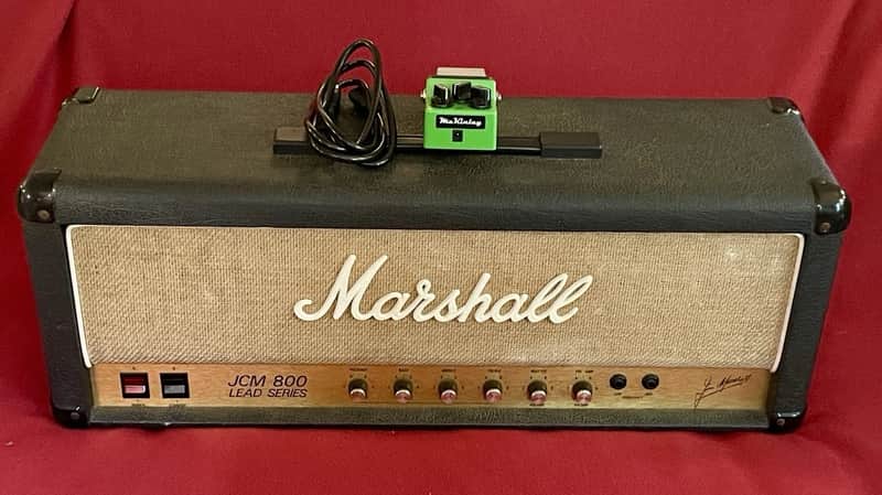 1985 Marshall JCM800 2204 50-Watt Guitar Amp Head & McKinley Ibanez TS9 PLUS image 1